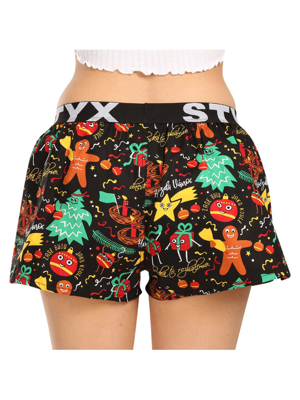 Styx Dámske trenky Styx art športová guma Vianoce ozdoby