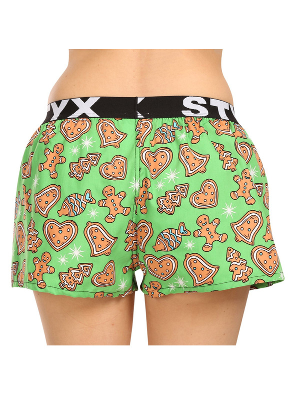 Styx Dámske šortky Styx art sports rubber vianočné perníčky