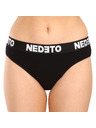 Nedeto Súprava siedmich dámskych nohavičiek Nedeto black