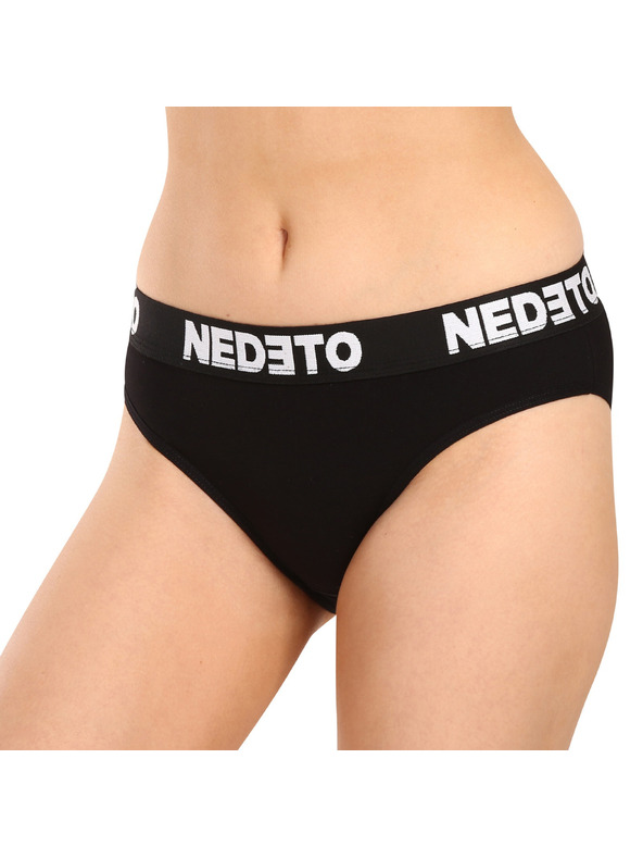 Nedeto Súprava siedmich dámskych nohavičiek Nedeto black