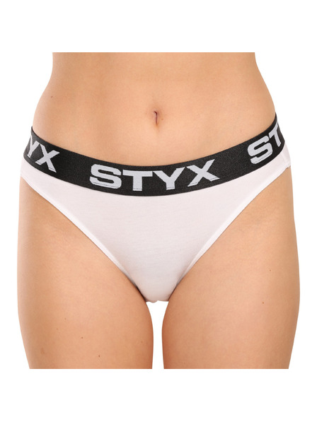 Styx Dámske nohavičky Styx športová guma biele
