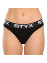 Styx Dámske nohavičky Styx športová guma čierne