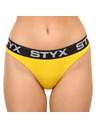 Styx Dámska tanga Styx športová guma žltá