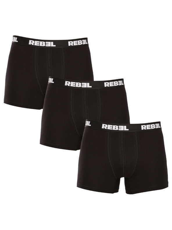 Nedeto Sada troch - pánske boxerky Nedeto Rebel čierne