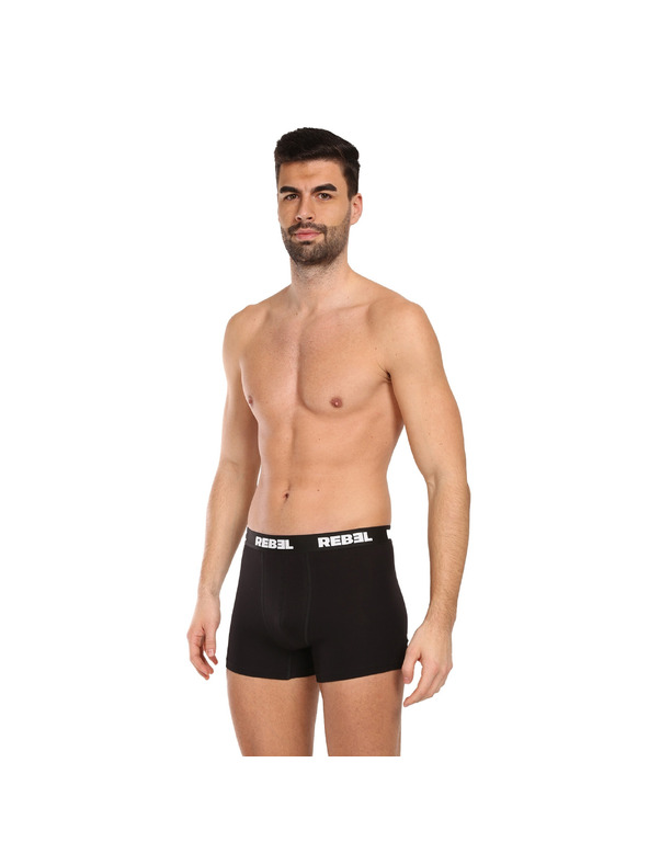 Nedeto Sada troch - pánske boxerky Nedeto Rebel čierne