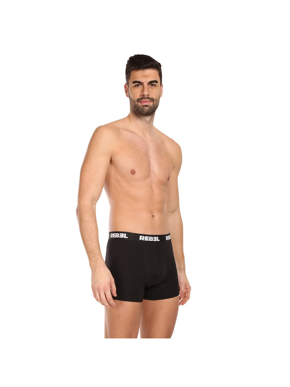 Nedeto Sada troch - pánske boxerky Nedeto Rebel čierne