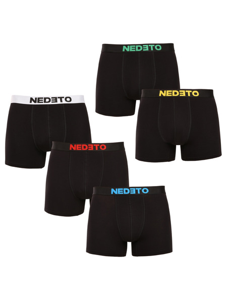 Nedeto Sada piatich - pánske boxerky Nedeto čierne