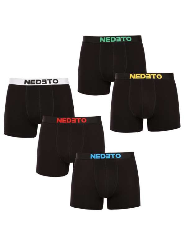 Nedeto Sada piatich - pánske boxerky Nedeto čierne