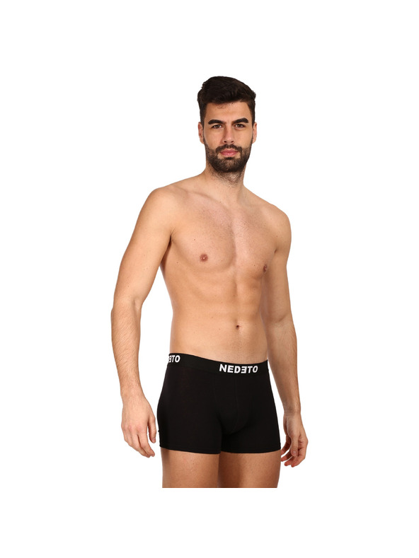 Nedeto Sada desiatich - (8+2 zadarmo) pánske boxerky Nedeto čierne