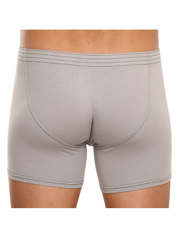 Styx Styx dlhé klasické pánske boxerky svetlosivé