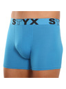 Styx Pánske boxerky Styx long športová guma svetlo modré