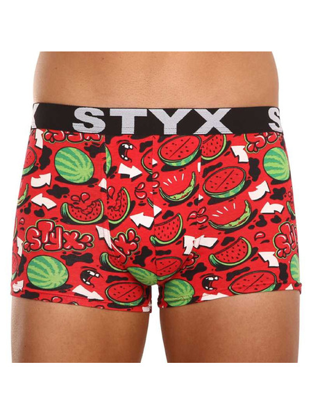 Styx Pánske boxerky Styx dlhé umelecké športové gumové melóny