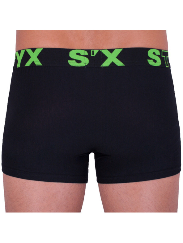 Styx Pánske boxerky Styx športová guma nadrozmer čierne
