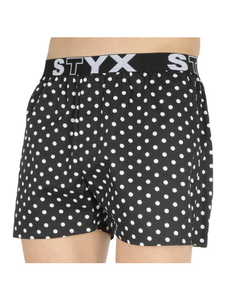 Styx Pánske trenky Styx art športová guma bodky