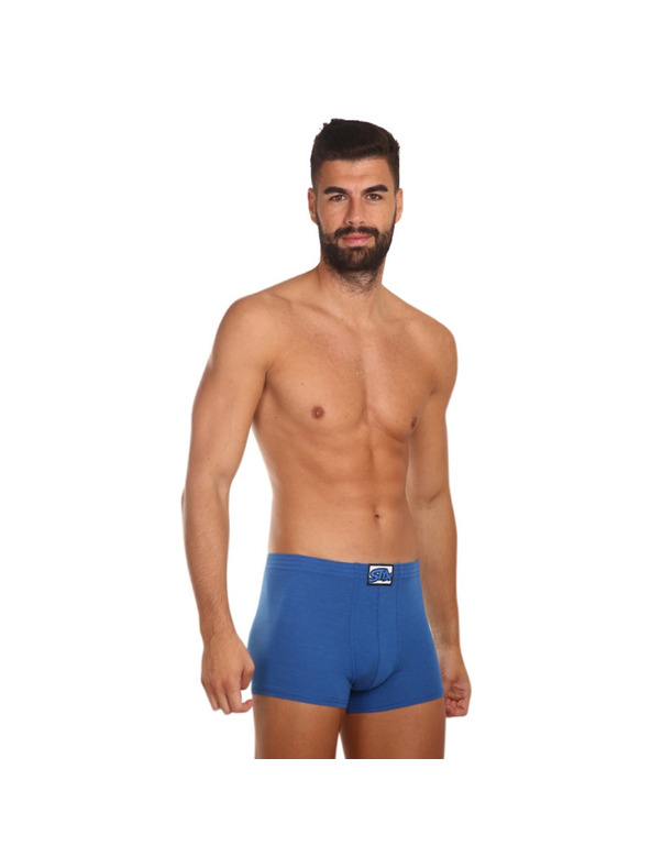 Styx Pánske boxerky Styx klasická guma modré