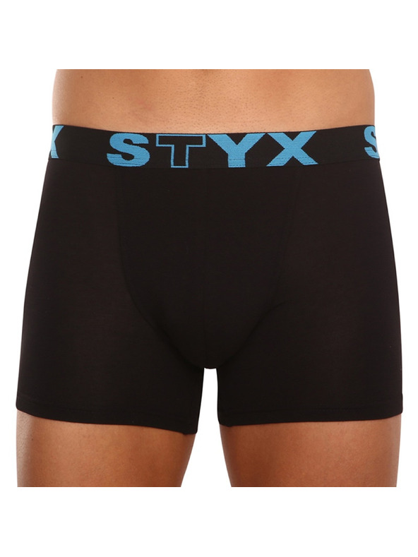 Styx Pánske boxerky Styx long športová guma čierne
