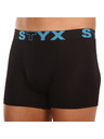 Styx Pánske boxerky Styx long športová guma čierne