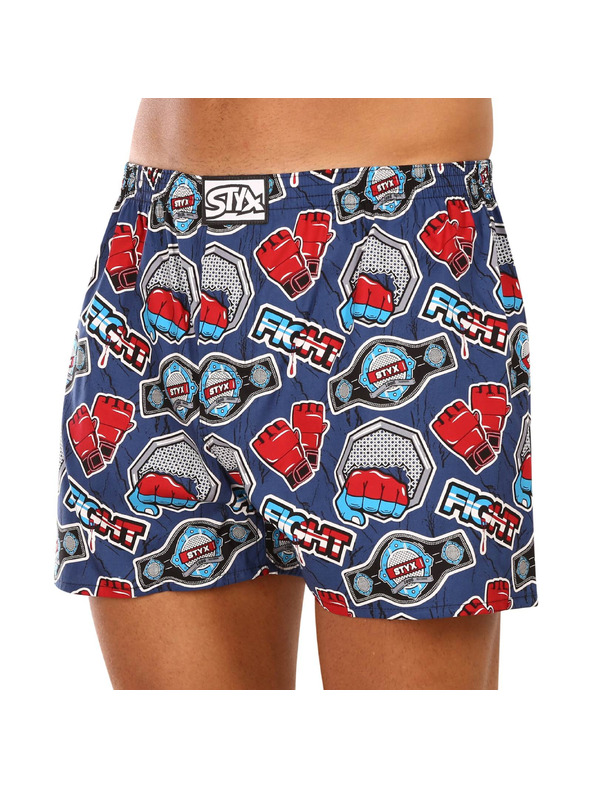 Styx Pánske trenky Styx art klasická guma fight