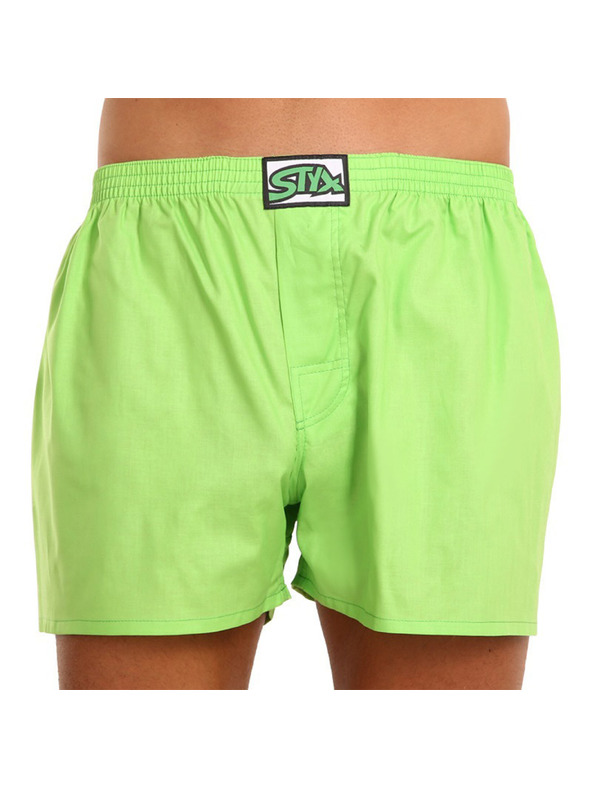 Styx Pánske trenky Styx klasická guma zelené