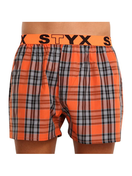 Styx Pánske športové gumové šortky Styx viacfarebné