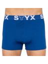 Styx Pánske boxerky Styx športová guma nadrozmer tmavo modré