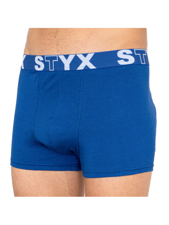 Styx Pánske boxerky Styx športová guma nadrozmer tmavo modré