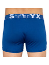 Styx Pánske boxerky Styx športová guma nadrozmer tmavo modré