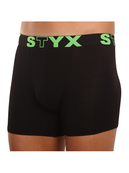 Styx Pánske boxerky Styx long športová guma čierne