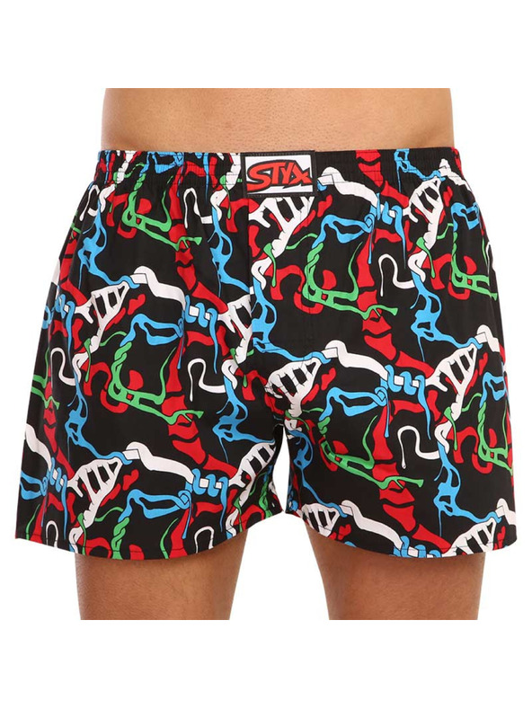 Styx Pánske trenky Styx art klasická guma jungle