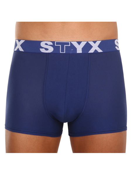 Styx Sada troch - pánske boxerky Styx športová guma tmavo modré