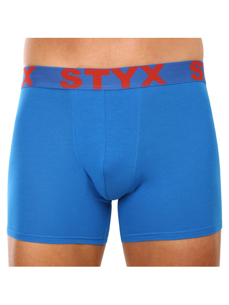 Styx Pánske boxerky Styx long športová guma modré