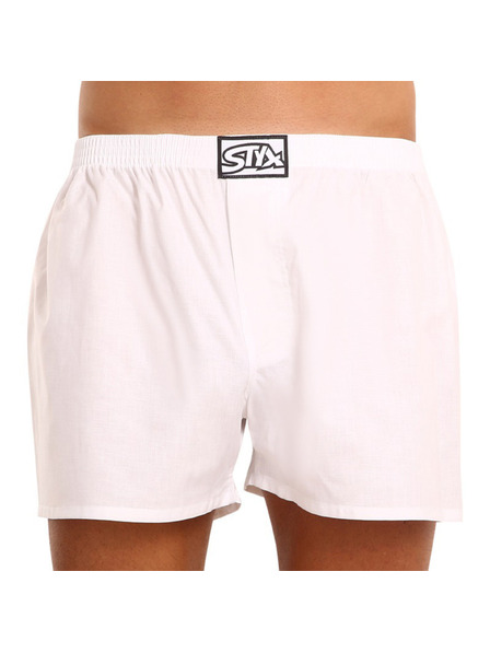 Styx Pánske trenky Styx klasická guma biele