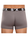 Styx Pánske boxerky Styx športová guma tmavo sivé