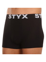 Styx Pánske boxerky Styx športová guma nadrozmer čierne