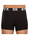 Styx Pánske boxerky Styx športová guma nadrozmer čierne