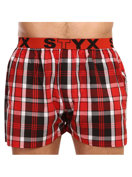Styx Pánske športové gumové šortky Styx viacfarebné
