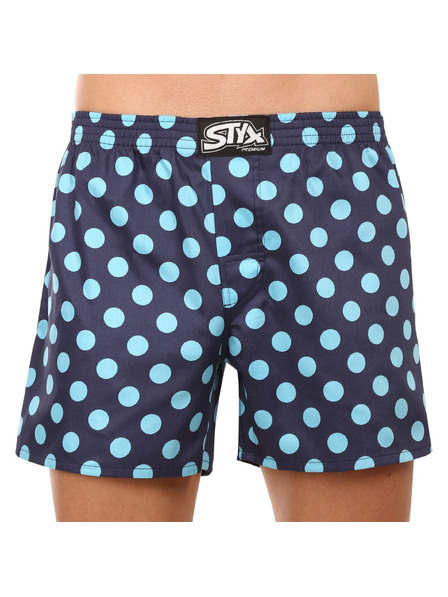 Styx Pánske trenky Styx premium art klasická guma bodky