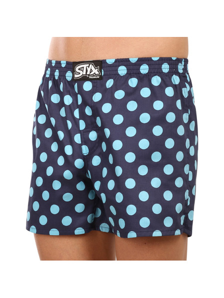 Styx Pánske trenky Styx premium art klasická guma bodky