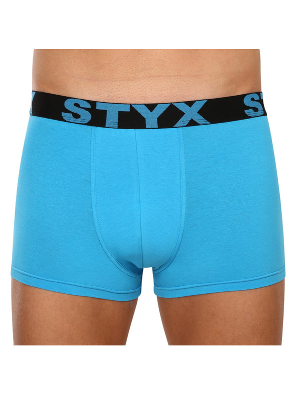 Styx Styx pánske boxerky športové elastické svetlomodré