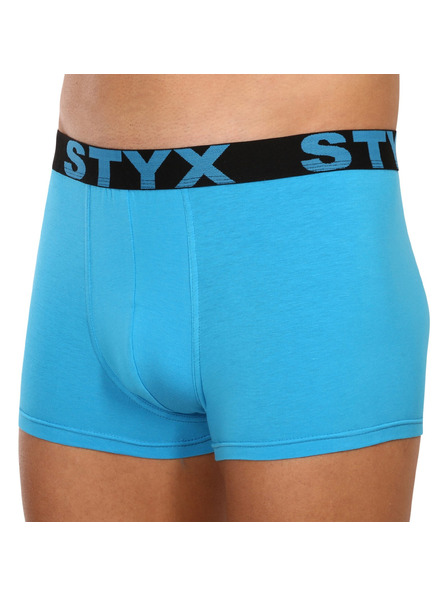 Styx Styx pánske boxerky športové elastické svetlomodré