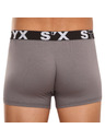 Styx Pánske boxerky Styx športová guma nadrozmer tmavo sivé