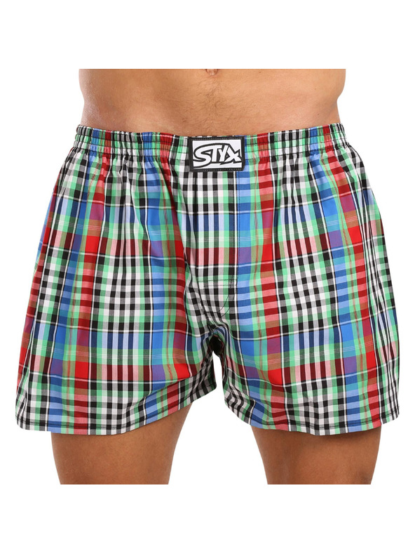 Styx Pánske gumové šortky Styx Classic Multicolour