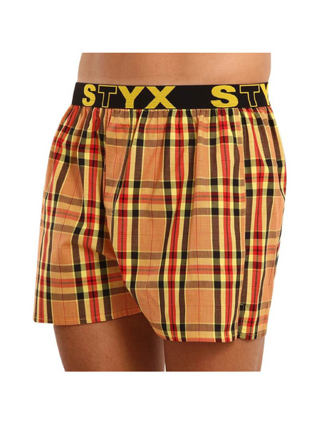 Styx Pánske športové gumové šortky Styx viacfarebné
