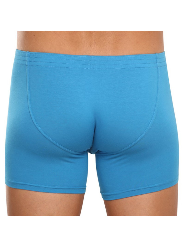 Styx Pánske boxerky Styx long klasická guma modré