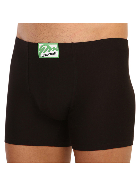 Styx Pánske boxerky Styx long klasická guma čierne