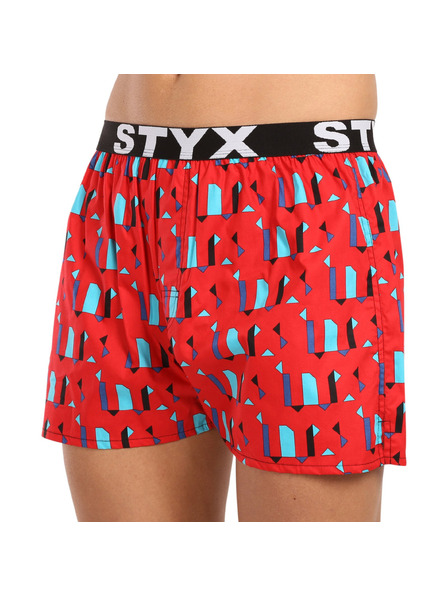 Styx Pánske trenky Styx art športová guma vzory