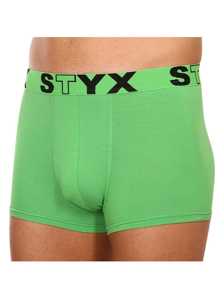 Styx Pánske boxerky Styx športové elastické zelené