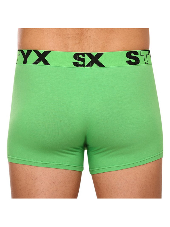 Styx Pánske boxerky Styx športové elastické zelené