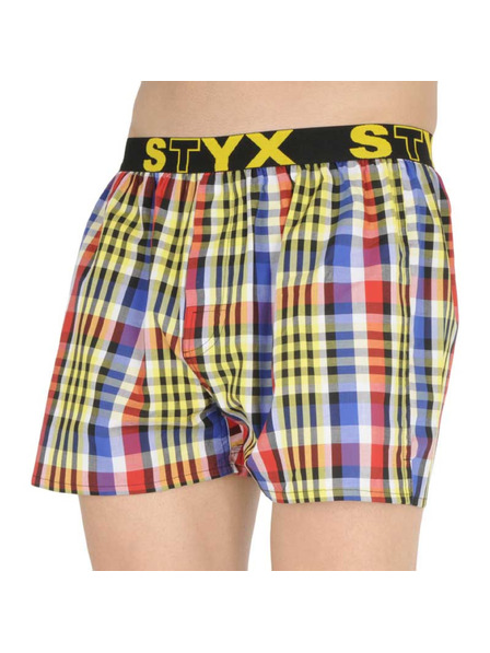 Styx Pánske športové gumové šortky Styx viacfarebné