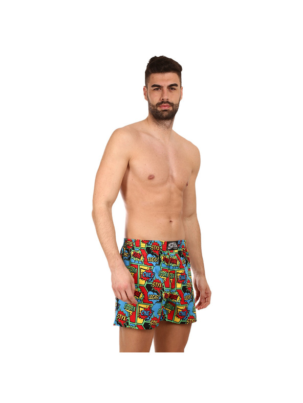 Styx Pánske trenky Styx premium art klasická guma boom